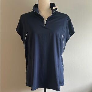 NEW Kate Lord Performance Golf Polo Shirt in Navy